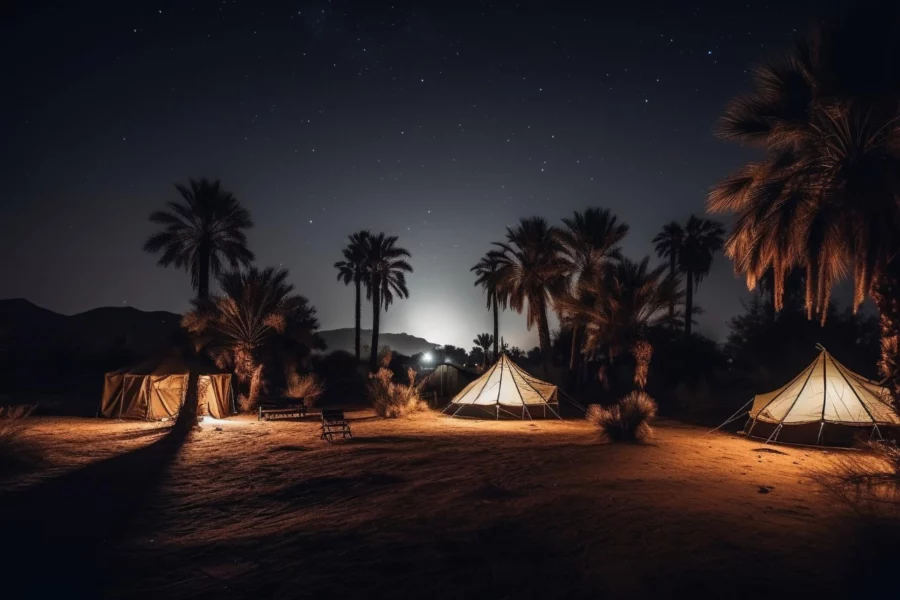 Dormir-dans-les-dunes-du-désert-tunisien