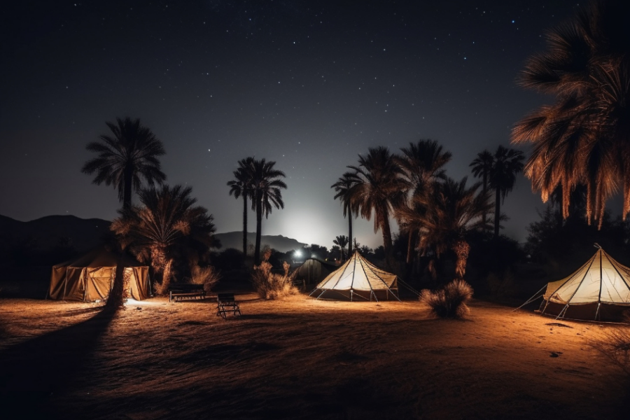Stargazing in Tunisian Sahara