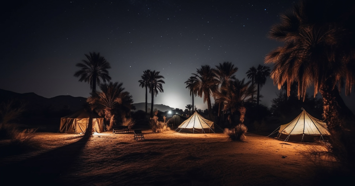 Stargazing in Tunisian Sahara